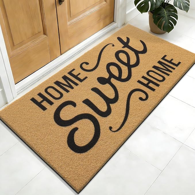 OLANLY Front Door Mat, Low Profile Doormat, Stain and Fade Resistant, by OLANLY