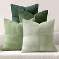 MIULEE Spring Green Decorative Throw Pillow Covers 22x22 Inch Set of 4 Boho by MIULEE
