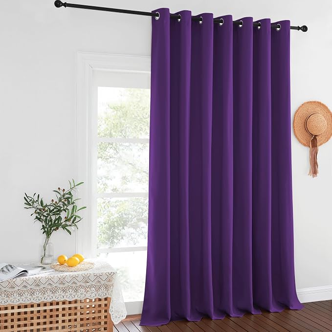 NICETOWN Blackout Patio Curtains 100 x 144 Inches Long by NICETOWN