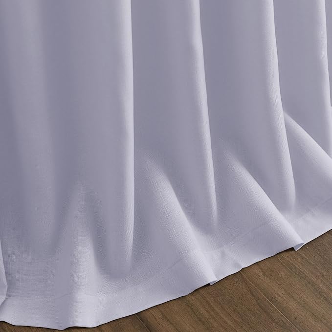 Lavender Purple Linen Curtains 96 Inches Long - Image 9