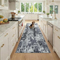 RELEANY Washable Runner 3'x8' Abstract Area Rug by RELEANY
