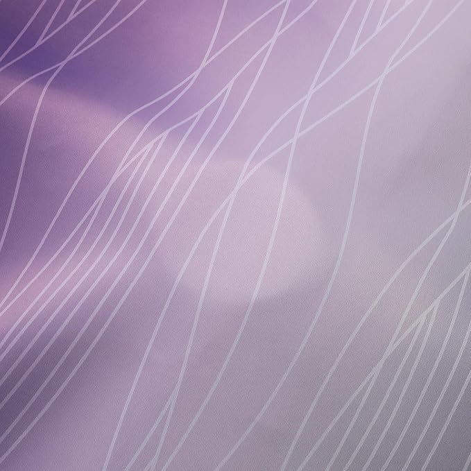 Black and Purple Ombre Blackout Curtains 54 Inch Length | Room Darkening - Image 8