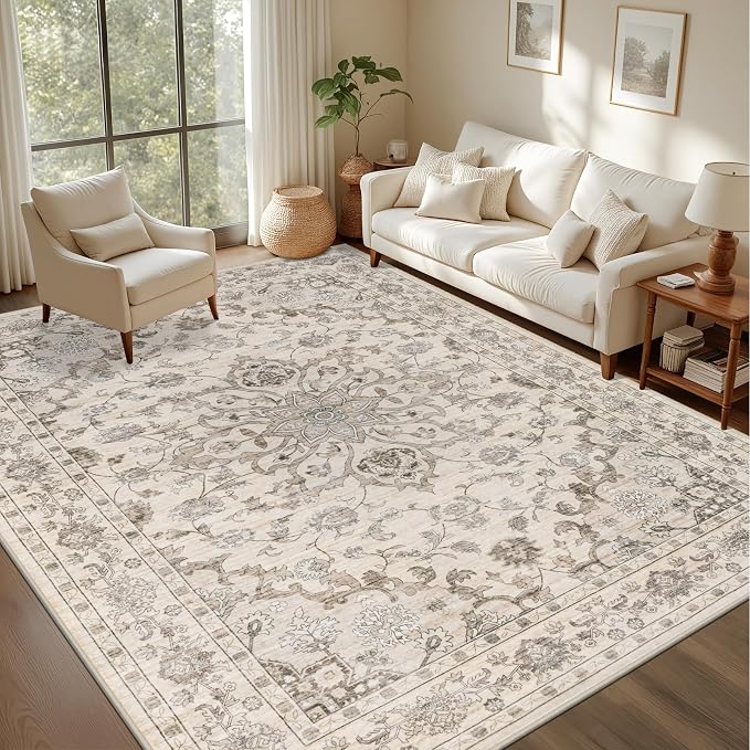 9x12 Area Rugs Living Room: Washable Rug - Image 3