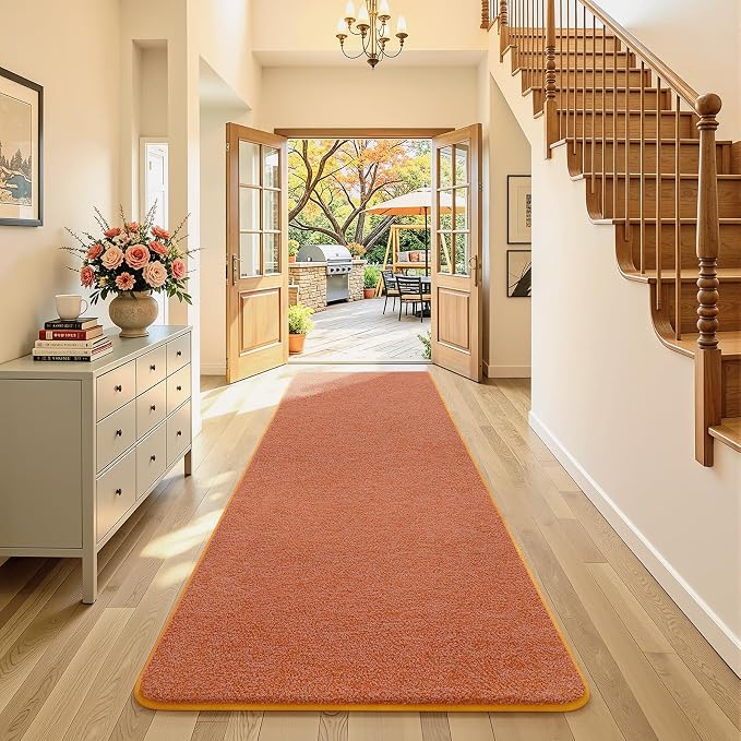 3x8 Runner Rug for Hallway, Long Runner Rugs Non Slip, Non Slip Backing Runners - Image 2