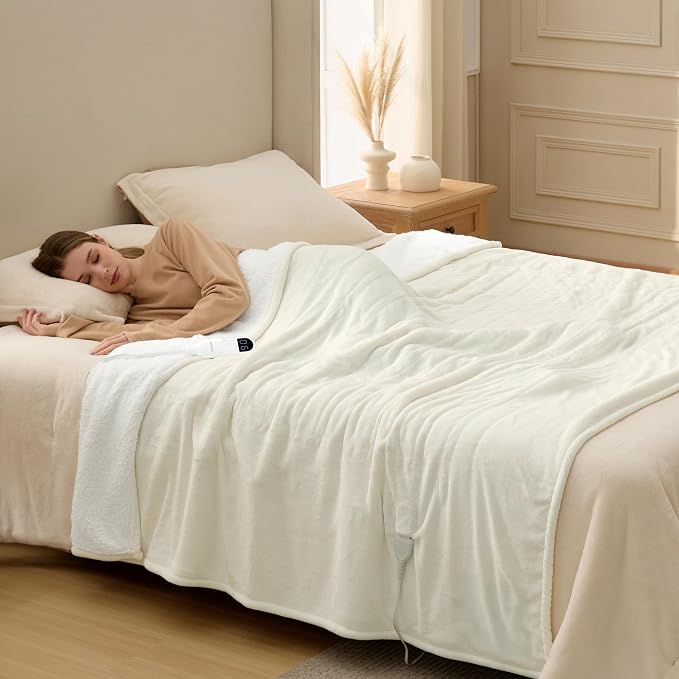 Bedsure Heated Blanket Twin Size, Soft Electric Blanket - Image 8