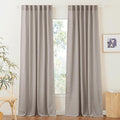 RYB HOME Linen Semi Sheer Curtains by RYBHOME