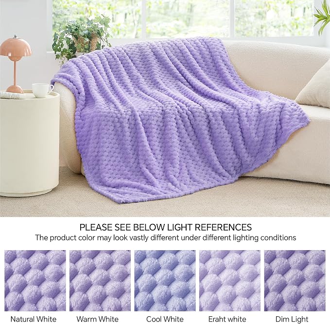 BEDELITE Lavender Large Throw Blanket - Image 8