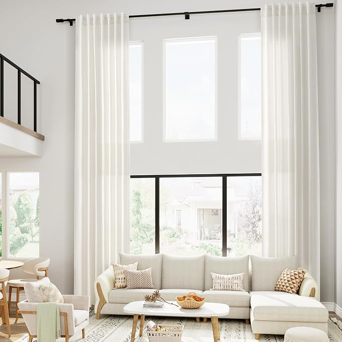 Extra Long Curtains 2 Panels 204 Inches Long - Image 7