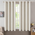 MIULEE 100% Blackout Linen Curtains by MIULEE