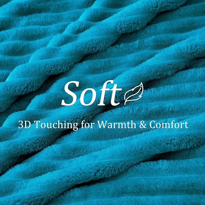 BEDELITE Ribbed Twin Blanket for Couch & Bed, Warm Yet Lightweight, Ribbed - Image 4