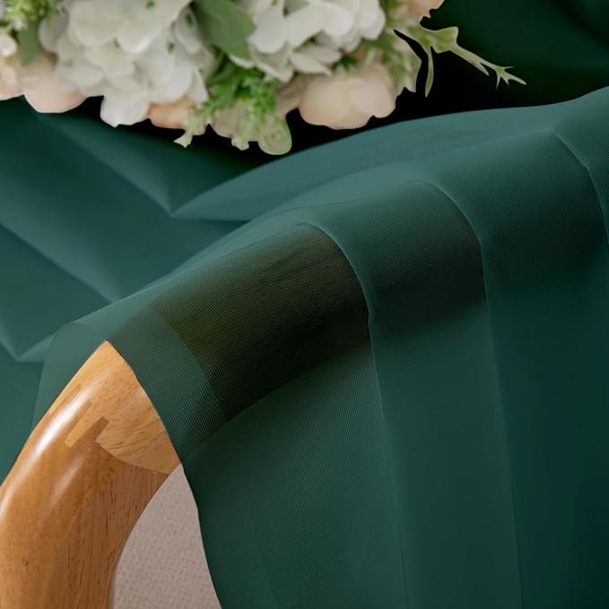 Green Sheer Curtains 84 Inches Long - Image 7