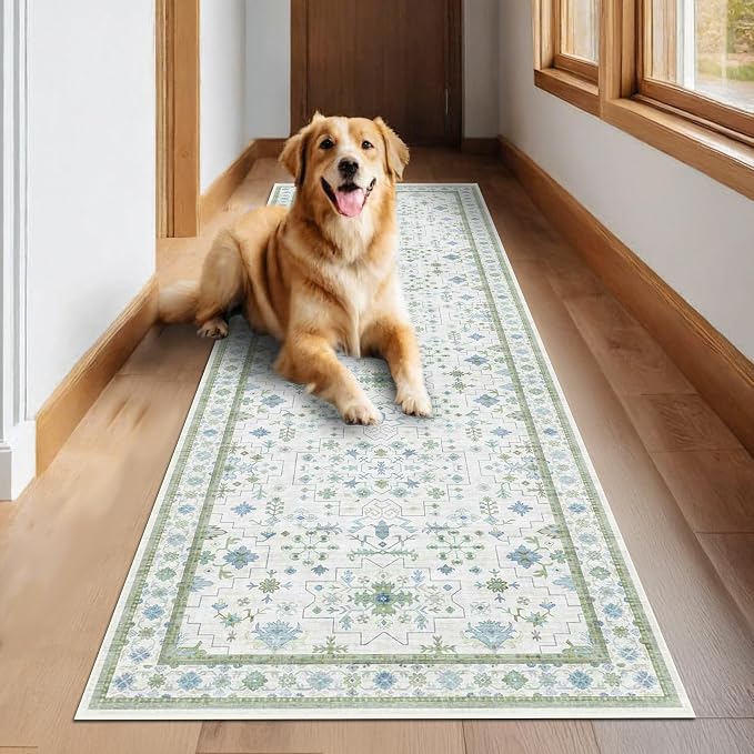 Oushak 3x20 Wide Hallway Runner Rug - Image 6