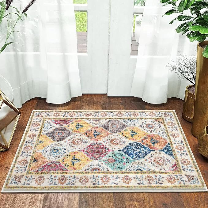 HEBE Indoor Door Mat 2'x3', Washable Welcome Mat - Image 7