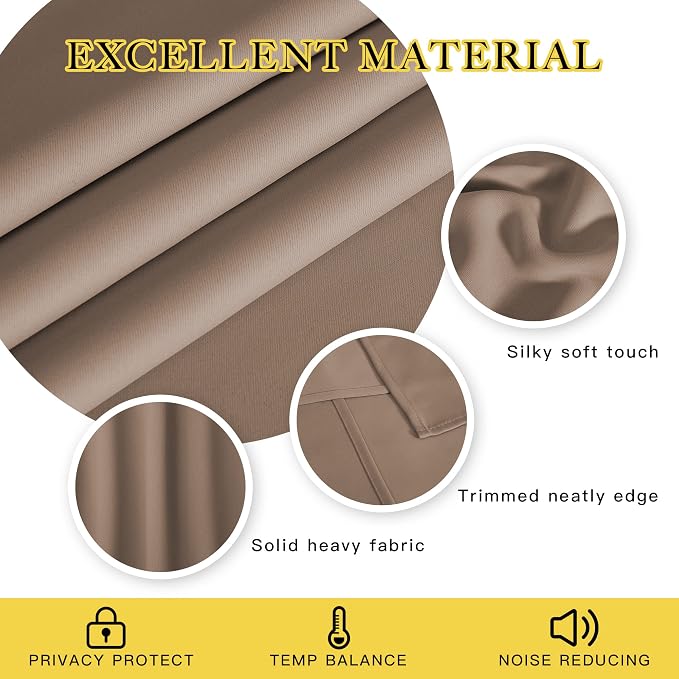 NICETOWN Thermal Blackout Curtain & Drape - Image 4