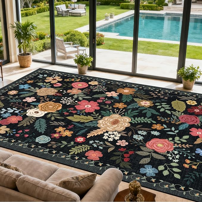 Area Rug for Living Room, 10x12 Large Washable Rugs for Dining Room, Non Slip by Unknown