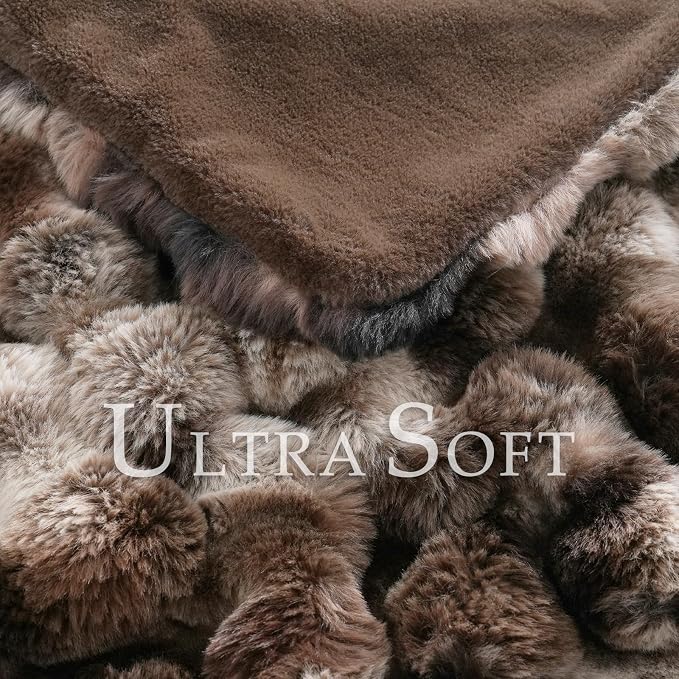 BENVWE Fluffy Faux Fur Throw Blanket - Image 3