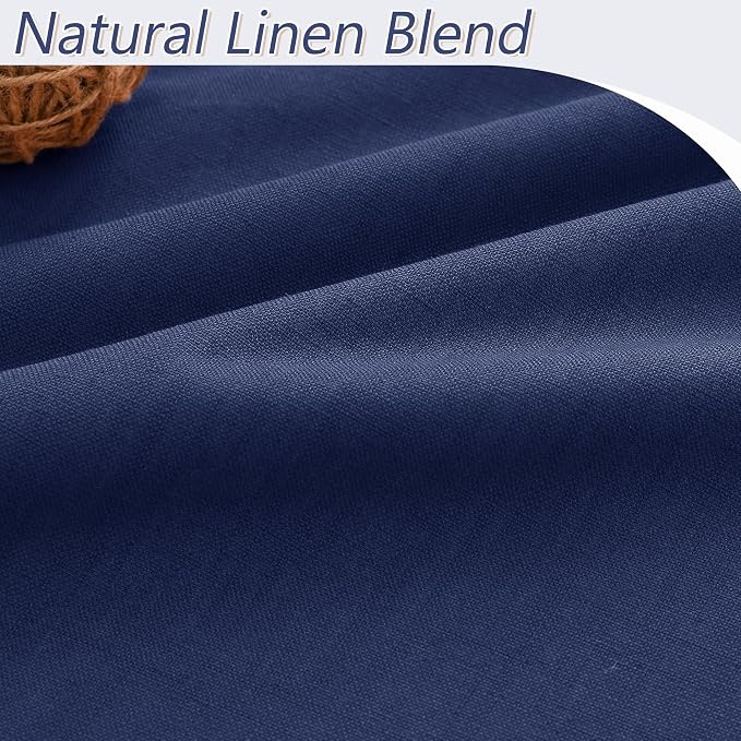 100% Blackout Curtains 120 Inch Length 2 Panels Set - Image 3