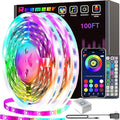 Led Lights 100ft Smart APP Control Music Sync Strip Lights RGB Color Changing Strips with Remote, for Bedroom Kitchen and Party