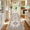 RELEANY Washable Area Rug, Runner 3'x20', Water Repellent, Pet Friendly by RELEANY
