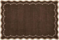GarveeHome Scalloped Entryway Rug 2x3 Brown Washable Front Door Entry Rug | by GarveeHome