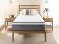ZINUS 12 Inch True Support Hybrid Mattress [New Version], Twin, Fiberglass Free, Medium Feel, Motion Isolation, Certified Safe Foams & Fabric, Mattress in A Box