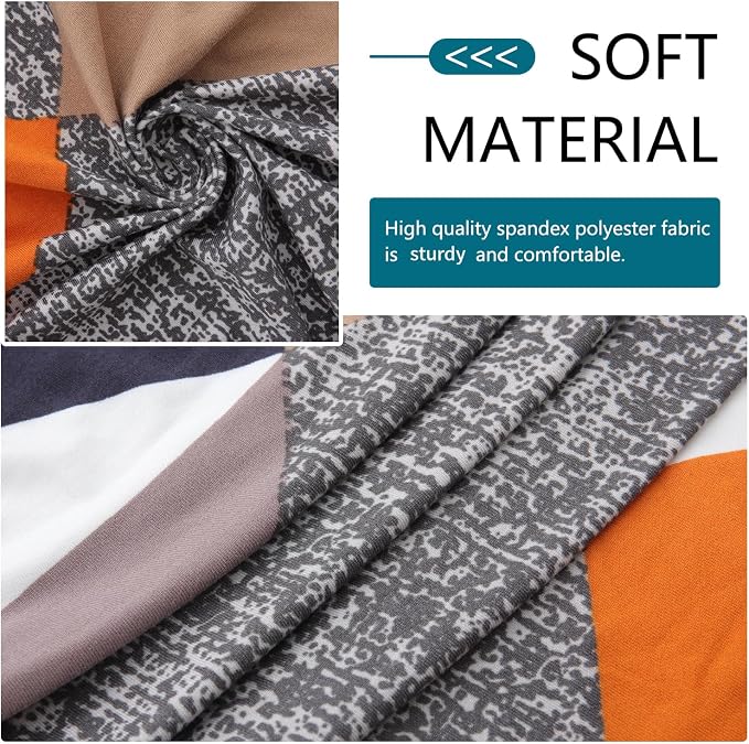 Printed Couch Cushion Covers, Sofa Covers Washable - Image 3