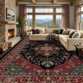 RELEANY Washable Area Rug, Large 10'x12', Water Repellent, Pet Friendly by RELEANY
