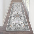 HEBE Hallway Runner Rug 2'x6', Washable Non Slip Kitchen Rug Runner | Soft Boho by HEBE