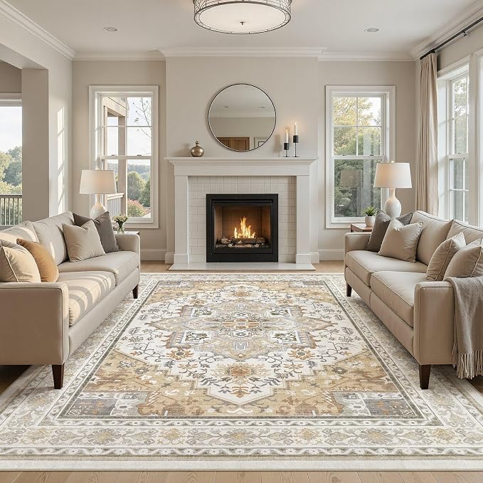 UERMEI 10x14 Area Rug for Living Room - Image 10