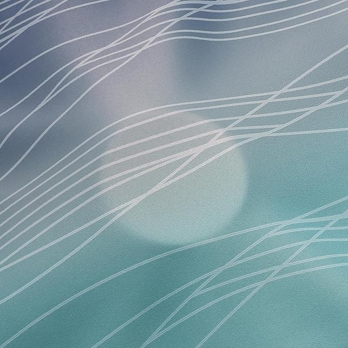 Navy Blue and Teal Gradient Blackout Curtains - Image 8