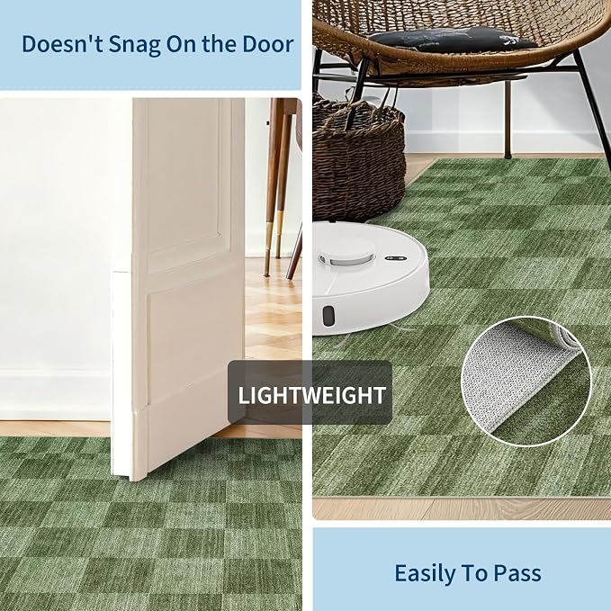 GarveeHome Checkered Rug 3x5 Area Rugs - Image 6