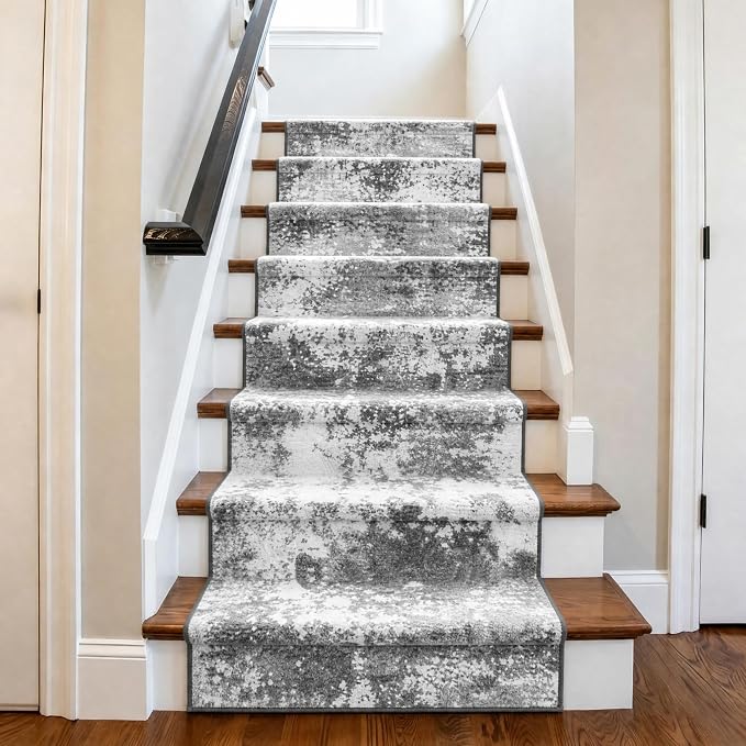 2x10 Hallway Runner Rug for Kitchen Entryway Non Slip Washable Grey | Rug Runner - Image 8