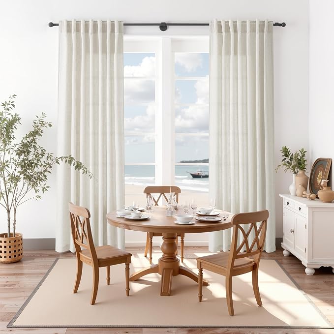 Mousse White Curtains 90 Inches Long - Image 8