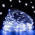 Ehome Fairy Lights, USB Operated Fairy Light Plug in 66ft 200 Led Waterproof String Lights Copper Wire Decorative String Light for Bedroom Indoor Christmas Wedding Party Patio Window (Blue)