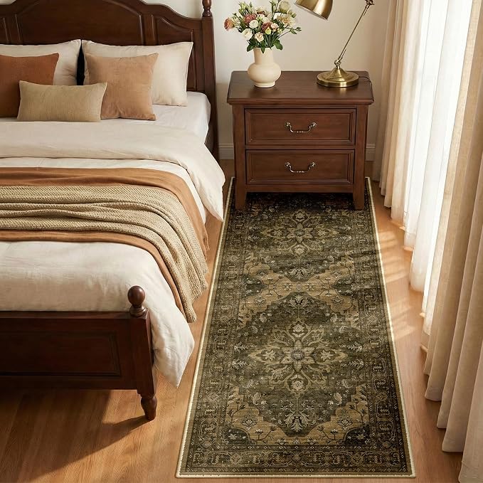 RELEANY Washable Area Rug, Runner 2'x6', Water Repellent, Pet Friendly - Image 3