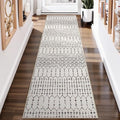 Lahome Moroccan Runners for Hallways 2x8 Beige Washable Runner Rug Non-Slip by Lahome