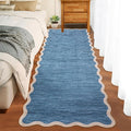 GarveeHome Scalloped Washable Runner Rugs 2x6 Non Slip Kitchen Rugs by GarveeHome