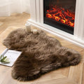 Ashler Faux Fur Rug, Fluffy Shaggy Area Rug Ultra Soft 2.3 x 3.3 Feet Sheepskin by AshlerHomeDeco