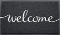 Black Door Mat Welcome Mats Outdoor Indoor Doormat by CozyBounty