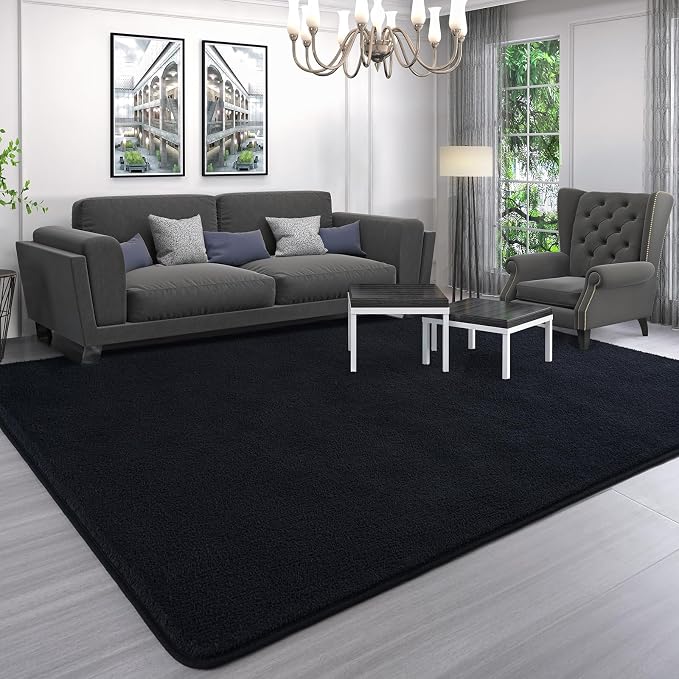 5x7 Area Rugs for Living Room Non Slip Dorm Bedroom Rug, Minimalist Washable - Image 6