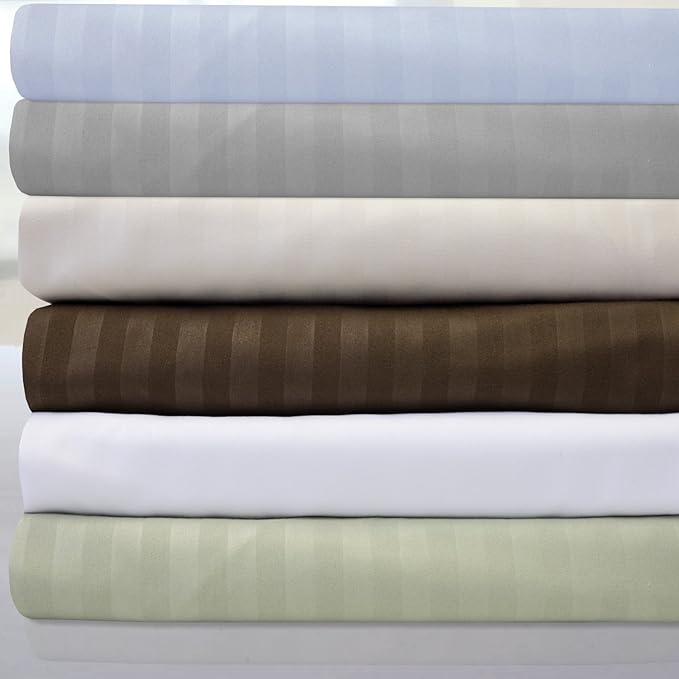 Full Size Bed Sheets - 6 Piece 1500 Supreme Collection Fine Brushed Microfiber Deep Pocket Full Sheet Set Bedding - 2 Extra Pillow Cases, Great Value, Full, Dobby White