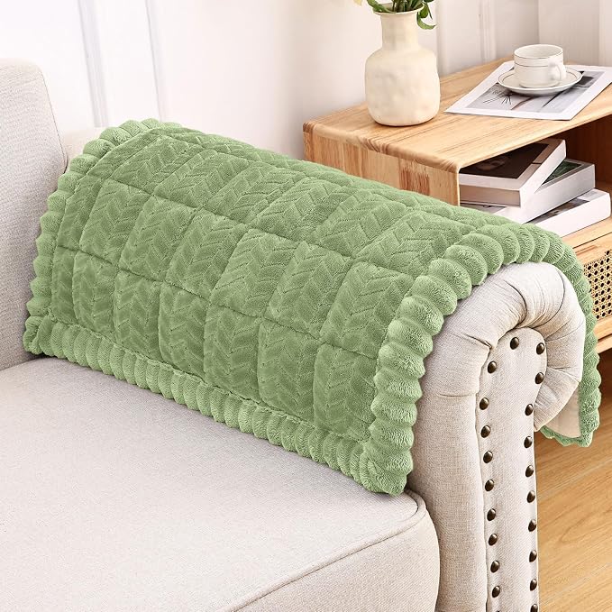 Smiry Couch Cover for Dogs, Non Slip Fuzzy Pet Sofa Arm Covers Washable | Sofa by Smiry