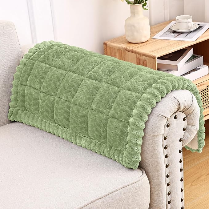 Smiry Couch Cover for Dogs, Non Slip Fuzzy Pet Sofa Arm Covers Washable | Sofa by Smiry