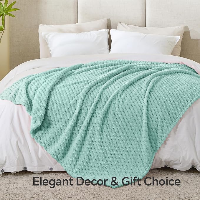 BEDELITE Haze Blue Twin Blanket - Image 7