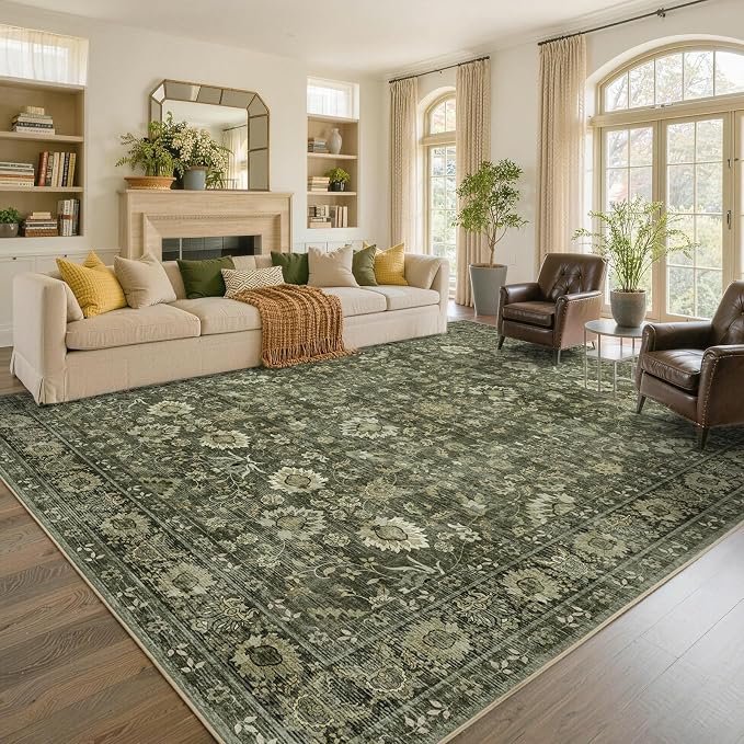 9x12 Ft Extra Large Area Rugs for Living Room, Soft Non-Slip Machine Washable - Image 2
