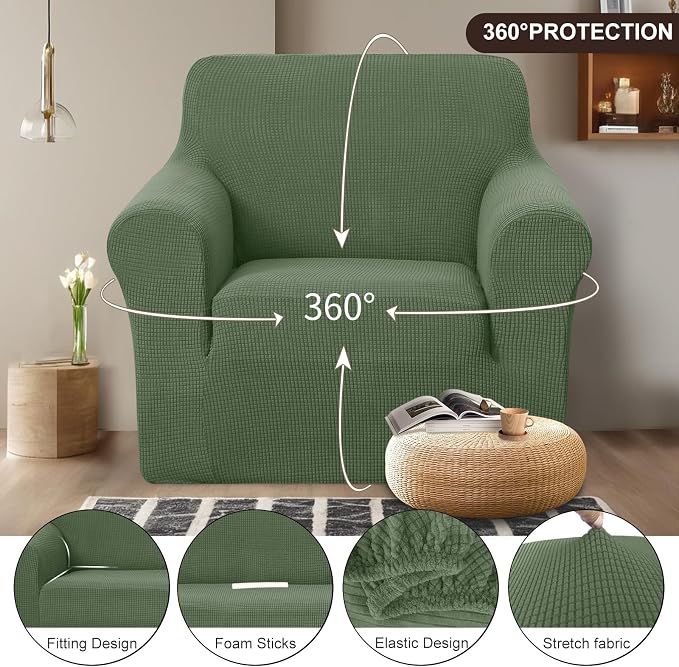 U-NICE HOME Stretch Couch Cover Slipcover - Image 3