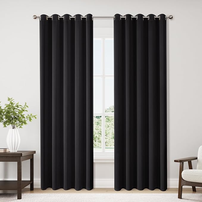 ChrisDowa Blackout Curtains for Bedroom and Living Room 70 Inches Wide | 2 by ChrisDowa