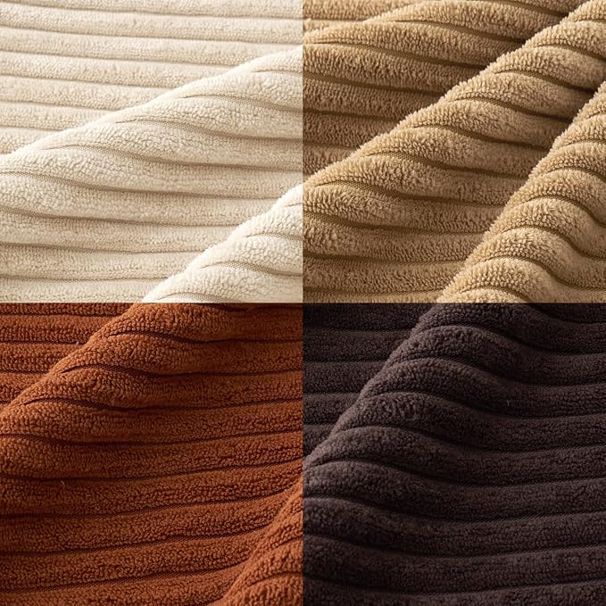MIULEE Fall Decorative Throw Pillow Covers Chocolate Brown Rust 20x20 | Set of 4 - Image 3