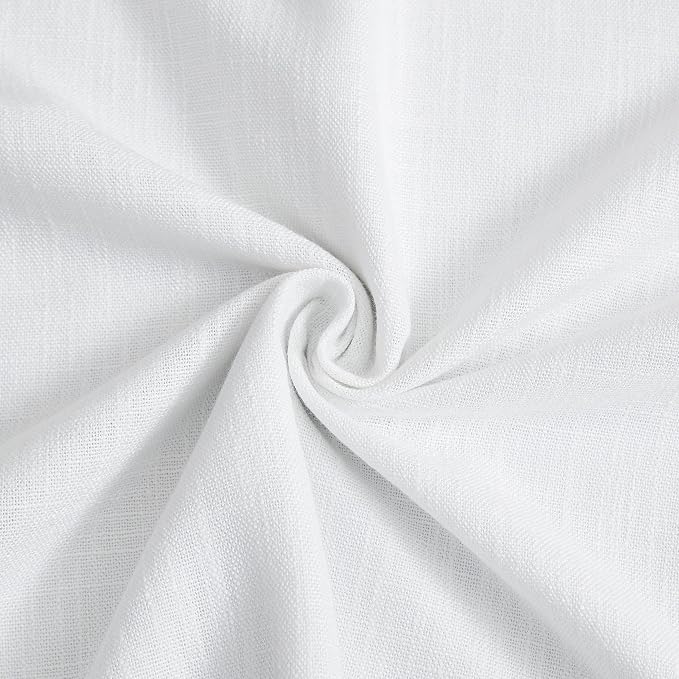 Vision Home White Pinch Pleated Full Blackout Curtains Thermal Insulated Window - Image 5