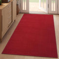 3x5 ft Area Rug Entryway Runner Kitchen Rugs Non Slip Washable Red | Boho Woven by YDKGL